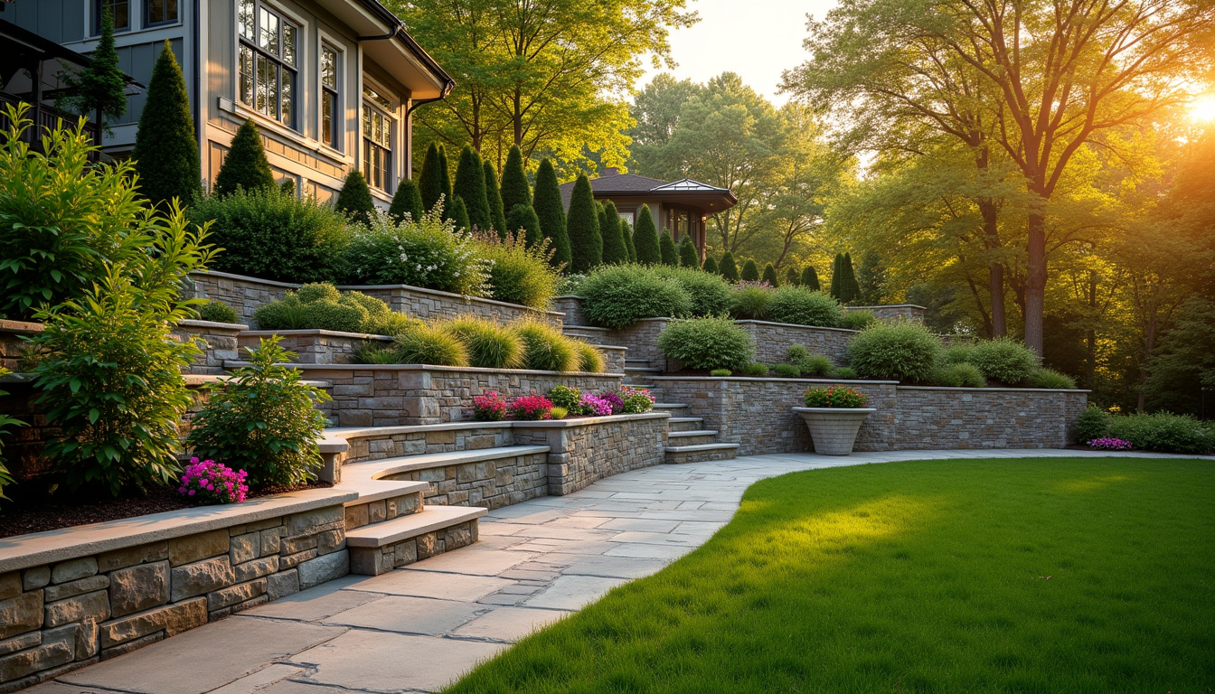 Retaining Walls in South Jersey by Aronia Landscape Design & Construction