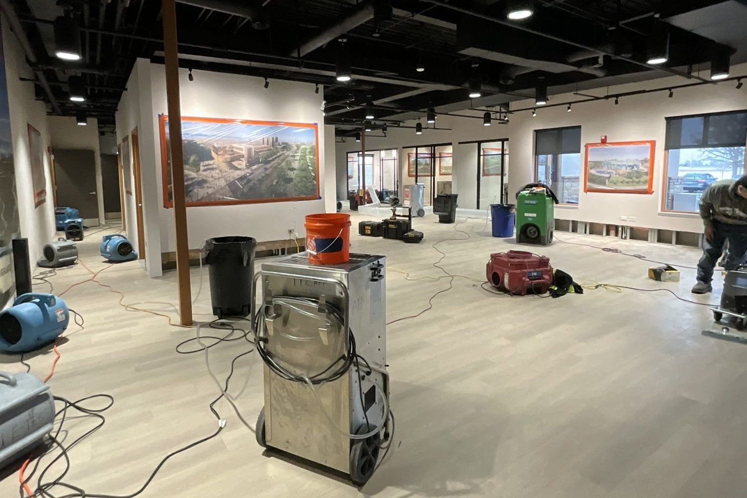 Asbestos removal project in a Boulder commercial property