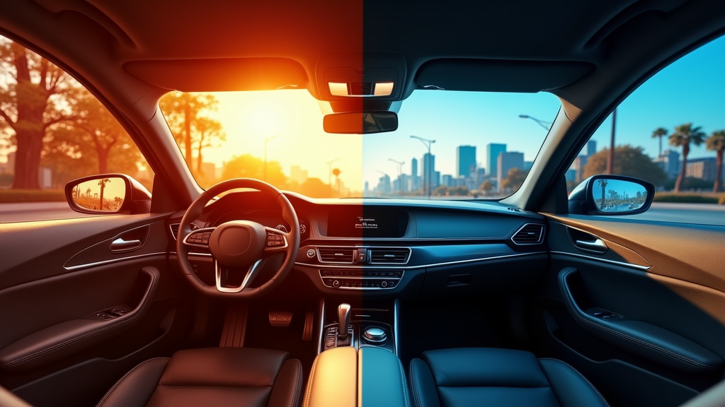 Professional window tinting service