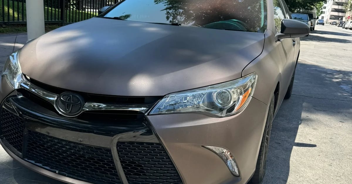 Toyota Camry · Satin Gray Wrap