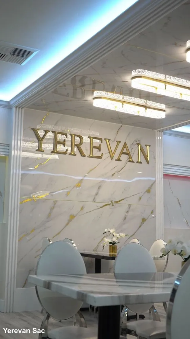 A luxurious view of the interior at Yerevan Sac restaurant