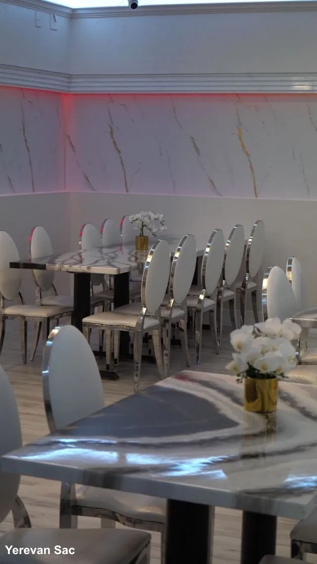 Yerevan Sac restaurant interior in Carmichael, CA