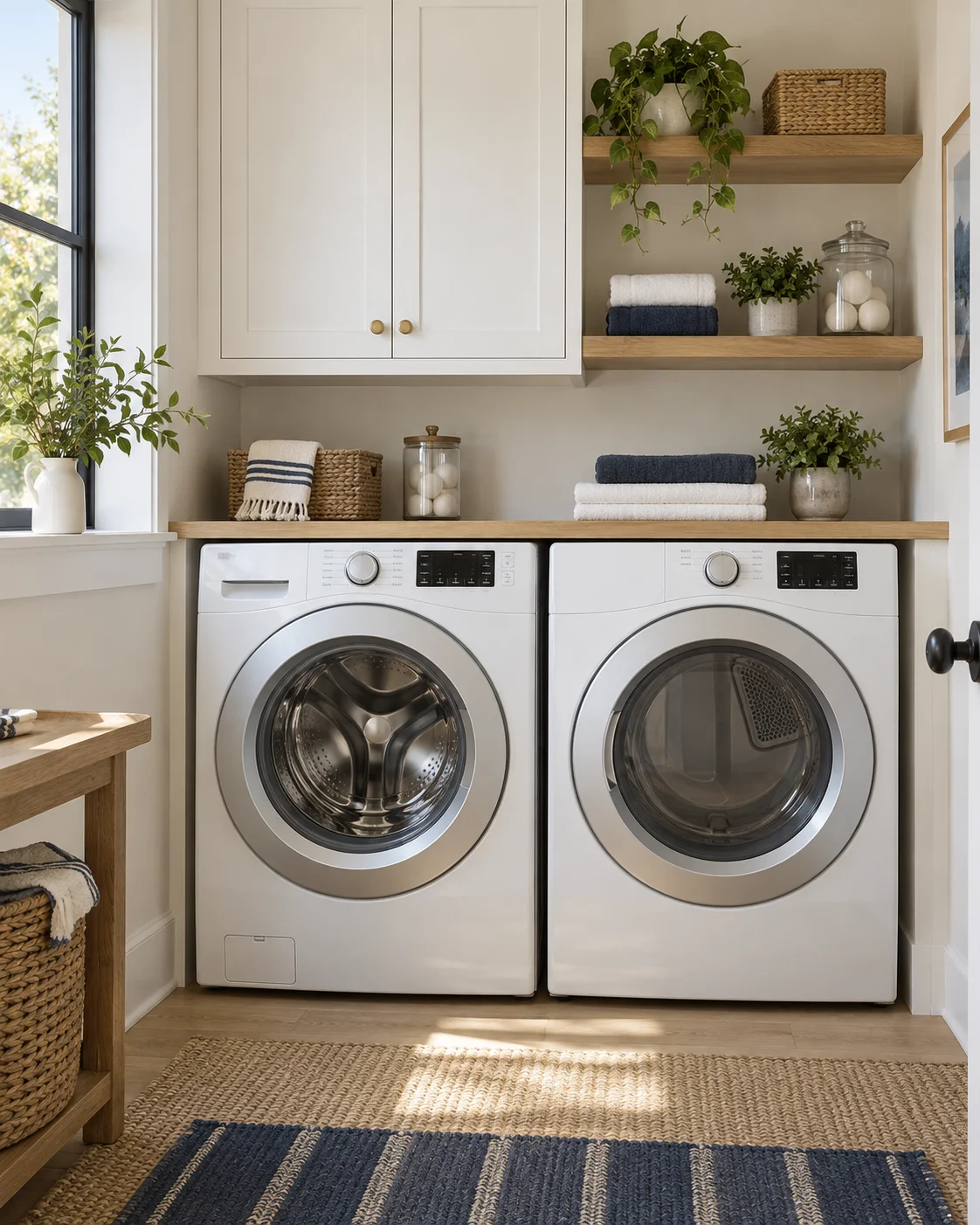 Residential washer and dryer